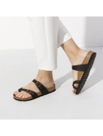 Birkenstock dámské žabky Mayari Habana Narrow foot z nubukové kůže hnědé (0171323)