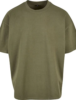 Build your Brand BY 163 Oversize tričko z tězké bavlny 56.0163 olive