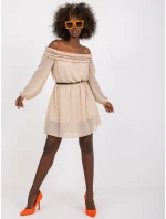 Dámské šaty-DHJ-SK-6831.36-béžové