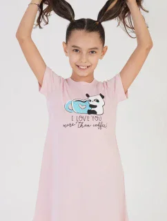 Dětská noční košile s krátkým rukávem Panda