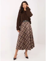 Sukně MI SD 8400.17 tmavě hnědá