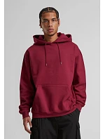 Build your Brand BB 006 Oversize mikina s kapucí z těžké bavlny 56.B006 heather grey