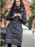 Dámský kabát BLH818025F tmavě šedý - PERSO