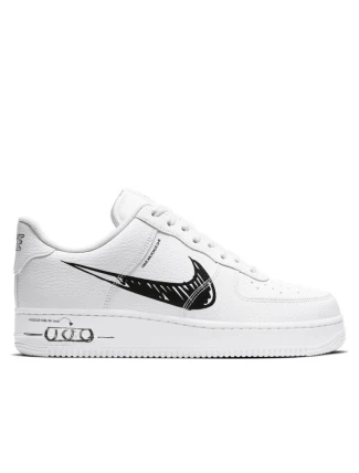 Pánské sportovní boty Air Force 1 LVB Utility M CW7581-101 Bílá vzor - Nike