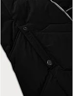 Dámská plus size zimní bunda s kapucí S'west černá (B8300-1) Dámská plus size zimní bunda s kapucí S'west černá (B8300-1)