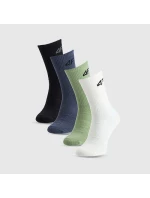 Chlapecké kotníkové ponožky (4 balení) 4F 4FJWAW25USOCM390-90S Chlapecké kotníkové ponožky (4 balení) 4F 4FJWAW25USOCM390-90S