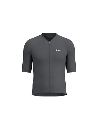 Cyklistické tričko POC M's Raceday S/S Jersey, šedé