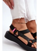 Vonné sandály na suchý zip ZAXY LL285062 Černé Vonné sandály na suchý zip ZAXY LL285062 Černé