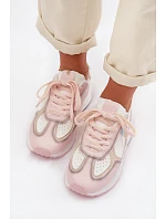 Dámské tenisky z eko kůže růžové Kelira