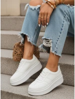 Dámské bílé tenisky FashionStreet ZY1376