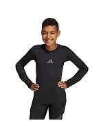 Dětské brankářské tričko Adidas s dlouhým rukávem, černé KA1678