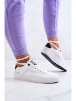 Kožené tenisky Big Star JJ274211 bílé a Černá