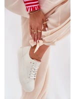 Dámské Tenisky Z Eko Kůže Big Star RR274A297 Světle Béžové