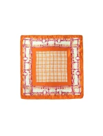 Saténová kostkovaná šála Art Of Polo 20960