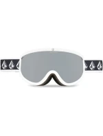 Snowboardové brýle Volcom FOOTPRINTS WHITE RERUN/SILVER CHROME silver mirrors (VG0622316)