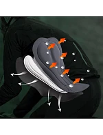 Rockbros YDCK012-1 dlouhé fleecové cyklistické kalhoty se šlemi Velikost L - černé