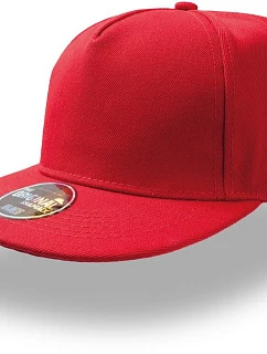 Atlantis Headwear Snap Five 5 panelová kšiltovka "Snap Five" 33.0064 red