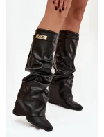 Kozačky na podpatku  model 220723 Step in style