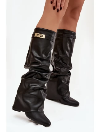 Kozačky na podpatku  model 220723 Step in style