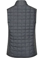 Daiber JN 739 Dámská pletená hybridní vesta 02.0739 grey melange/anthracite melange Daiber JN 739 Dámská pletená hybridní vesta 02.0739 grey melange/anthracite melange