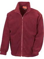 Result R 036X Těžká fleecová bunda 30.036X burgundy