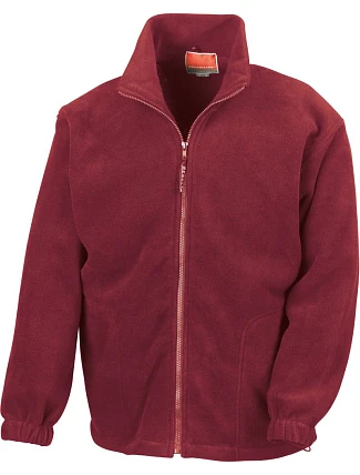 Result R 036X Těžká fleecová bunda 30.036X burgundy
