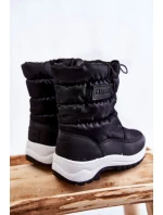 Dětské Sněhule On Slider Big Star KK374235 Černe Dětské Sněhule On Slider Big Star KK374235 Černe