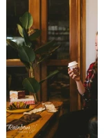 Duhové ponožky Káva Cappuccino 1 pár Duhové ponožky Káva Cappuccino 1 pár