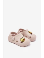 Dětské Pěnové Pantofle S Potiskem Béžové LEMIGOSE 880 Dětské Pěnové Pantofle S Potiskem Béžové LEMIGOSE 880