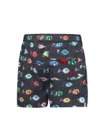 Pánské plavkové kraťasy Happy Self SM29-30 šedá-vzor - Self Pánské plavkové kraťasy Happy Self SM29-30 šedá-vzor - Self