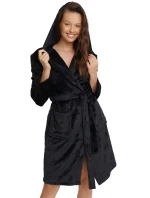 Dámský župan 41066 Glossy black - HENDERSON