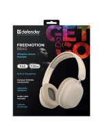 DEFENDER BLUETOOTH SLUCHÁTKA DO UŠÍ FREEMOTION B640 BEIGE 63642
