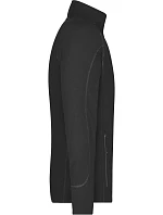 Daiber JN 597 Pánská strukturovaná fleecová bunda 02.0597 black/carbon Daiber JN 597 Pánská strukturovaná fleecová bunda 02.0597 black/carbon