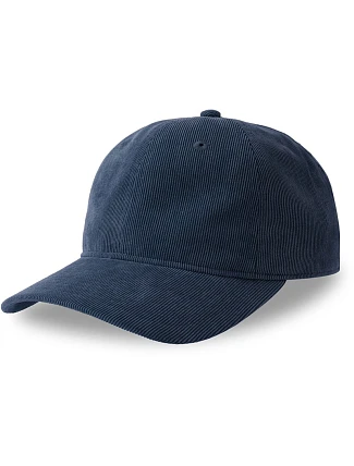 Atlantis Headwear Creep-S 6 panelová manšestrová kšiltovka 33.0227 navy