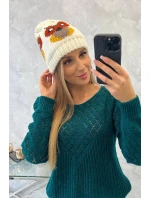 Dámská čepice Ofelia K349 ecru Dámská čepice Ofelia K349 ecru