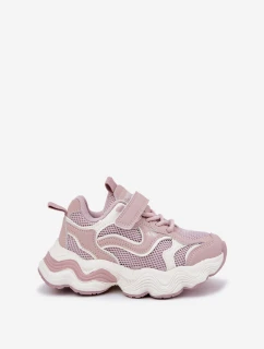 Dětské tenisky na silné podrážce růžové Lianees