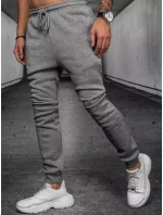 Světle šedé pánské kalhoty FashionStreet UX3890 Světle šedé pánské kalhoty FashionStreet UX3890