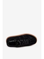 Dámské Semišové Tenisky Big Star SS274673 HI-POLY SYSTEM Černé Dámské Semišové Tenisky Big Star SS274673 HI-POLY SYSTEM Černé