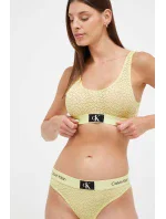 Dámská sportovní podprsenka 1996 QF7233E-9LD žlutá - Calvin Klein