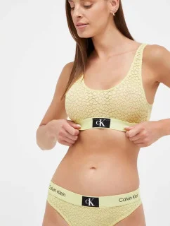 Dámská sportovní podprsenka 1996 QF7233E-9LD žlutá - Calvin Klein