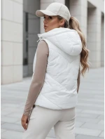 Dámská prošívaná vesta LIKEHUGS bílá FashionStreet TY4975 Dámská prošívaná vesta LIKEHUGS bílá FashionStreet TY4975