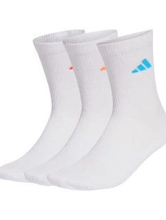 Adidas Linear Crew Cushioned Sportswear Crew C 3P ponožky bílé KC9623
