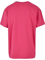 Build your Brand BY 102 Oversize tričko z těžké bavlny 56.0102 hibiscus pink