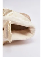 Dámské sněhové boty s tlustou podrážkou GOE MM2N4079 Bežové