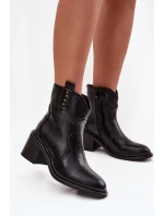Boty na podpatku model 222722 Step in style Boty na podpatku model 222722 Step in style
