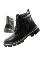 Wrangler Nevada pánské boty sobolí boty boty elegantní módní šněrovací černé
