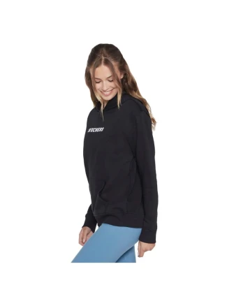 Skechers Signature Mikina s kapucí WHD69-BLK Black M