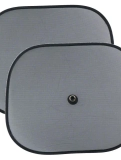 SLUNEČNÍ CLONA S PŘÍSAVKOU 2KS DUNLOP ČERNÁ