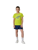 Tričko pro chlapce 4F M3284 sytě zelené 4FJWSS26TTSHM3284 45S Tričko pro chlapce 4F M3284 sytě zelené 4FJWSS26TTSHM3284 45S