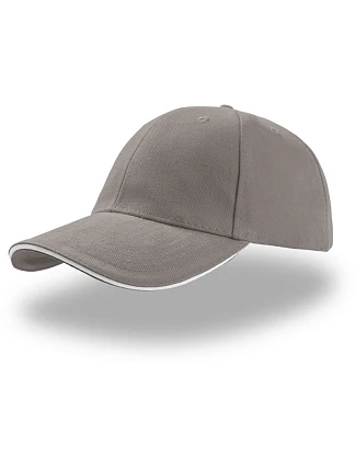 Atlantis Headwear Liberty Sandwich 6 panelová kšiltovka "Liberty Sandwich" 33.0005 grey/white Atlantis Headwear Liberty Sandwich 6 panelová kšiltovka "Liberty Sandwich" 33.0005 grey/white